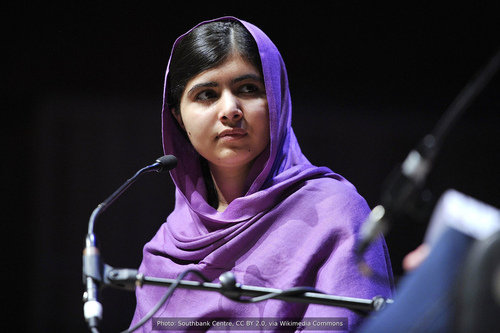 Η Malala Yousafzai στο Southbank Centre του Λονδίνου